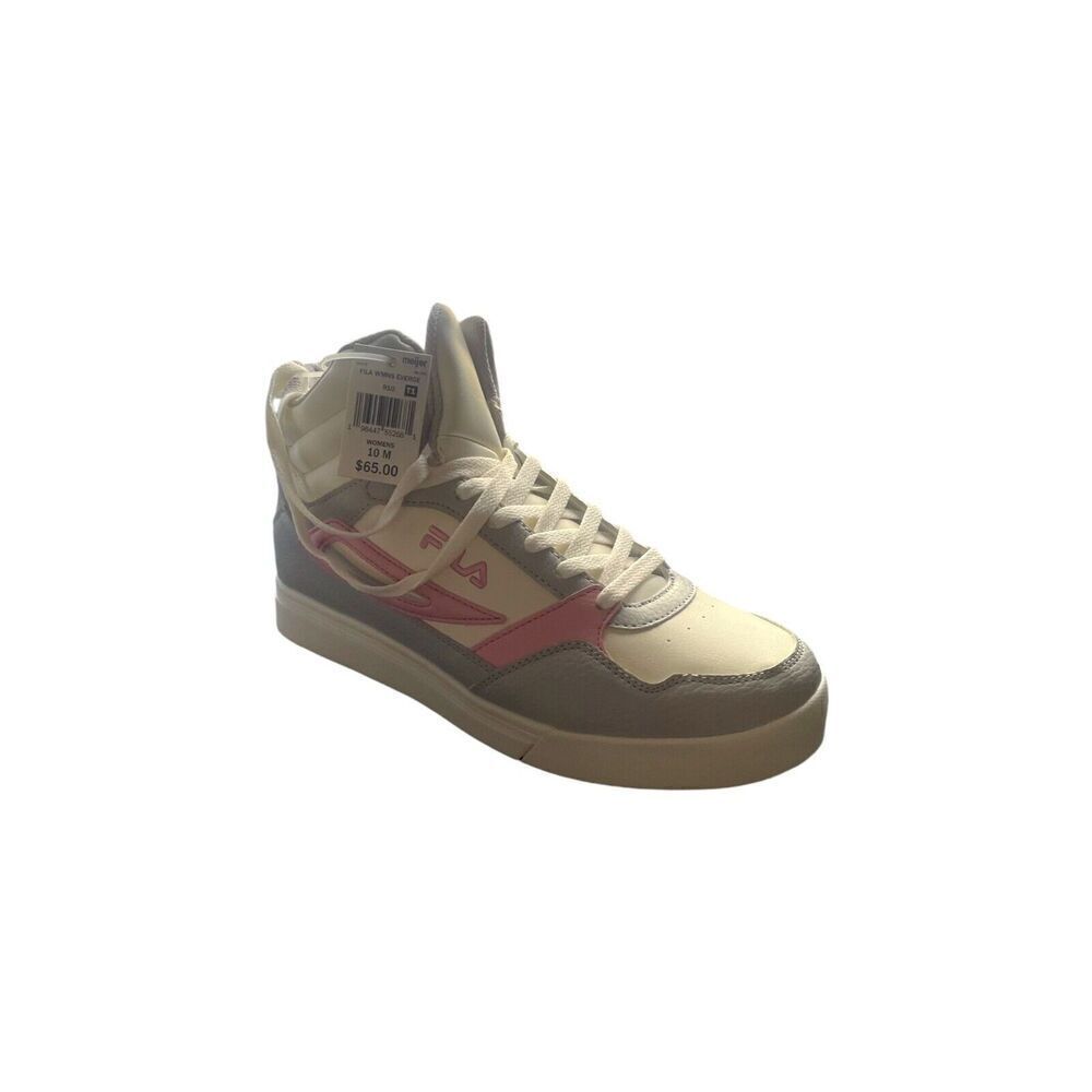 New Fila Women's Everge Sneaker Shoe Gardenia/Silver Cloud/Coral Size 10